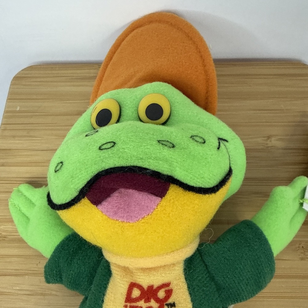 Vintage Dig 'Em Frog Beanie Plush 8" Kelloggs Sugar Smacks Cereal Mascot 1997 - Picture 3 of 5